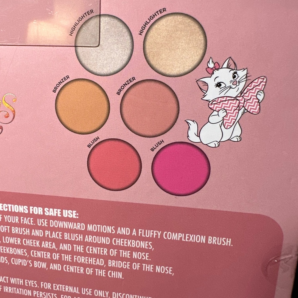Disney Aristocats Complexion Palette - Pink - Picture 4 of 6